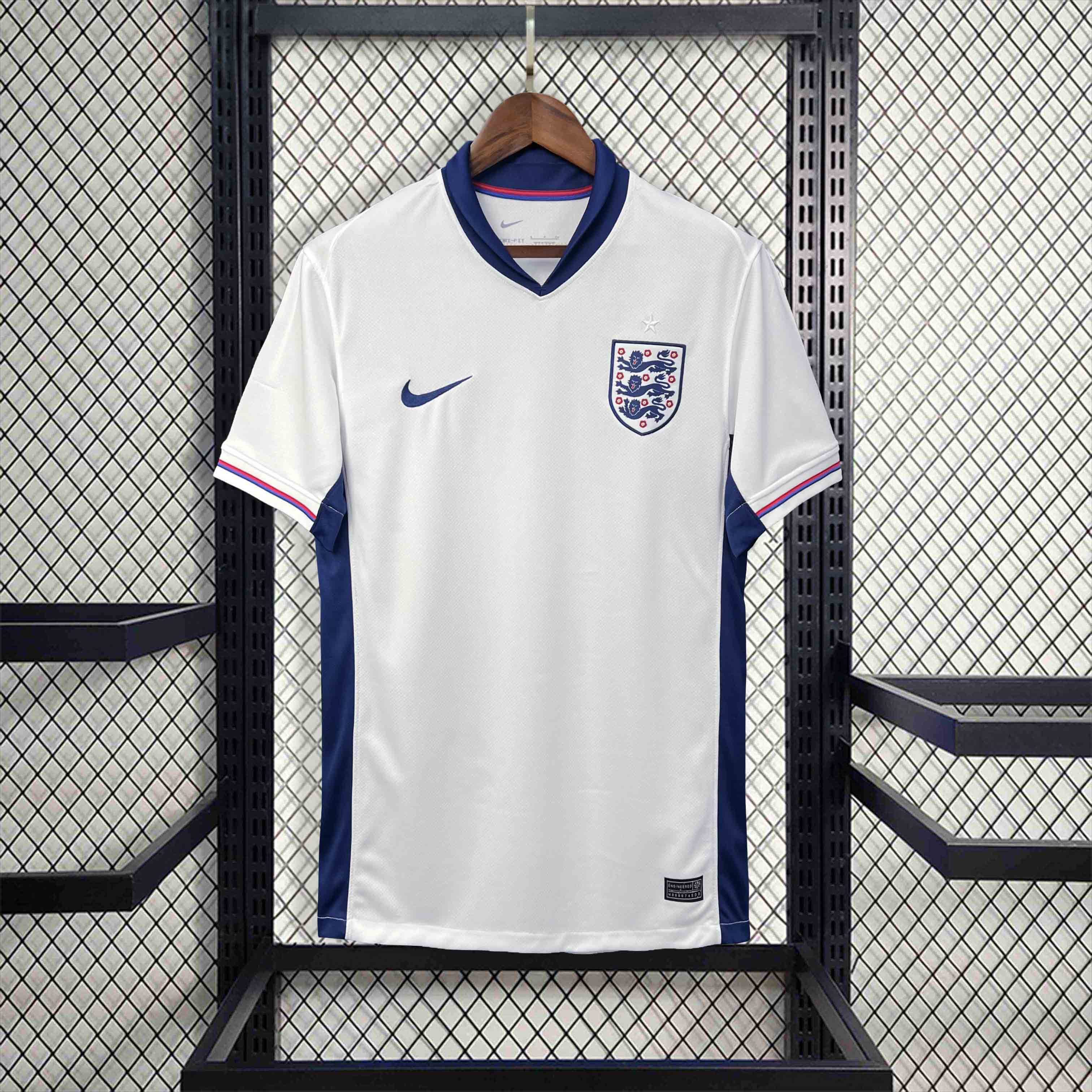 England Soccer Jersey Home Custom Shirt EURO 2024 - ujerseystore