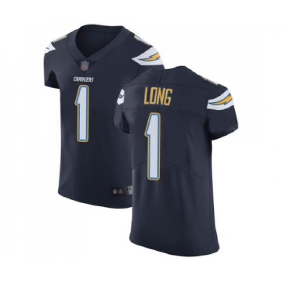 Men's Los Angeles Chargers #1 Ty Long Navy Blue Team Color Vapor Untouchable Elite Player Football Jersey - Ujersey