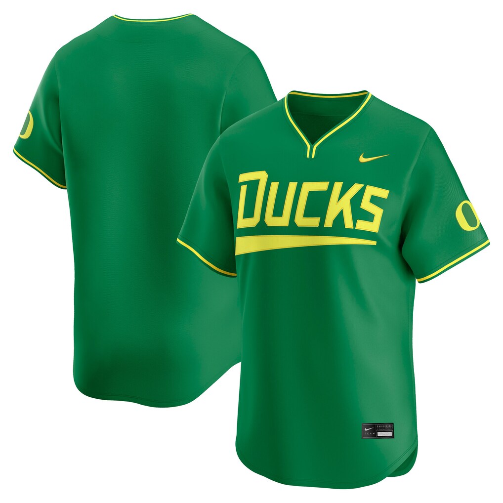 Men's Nike Green Oregon Ducks Baseball Limited Jersey - Ujersey