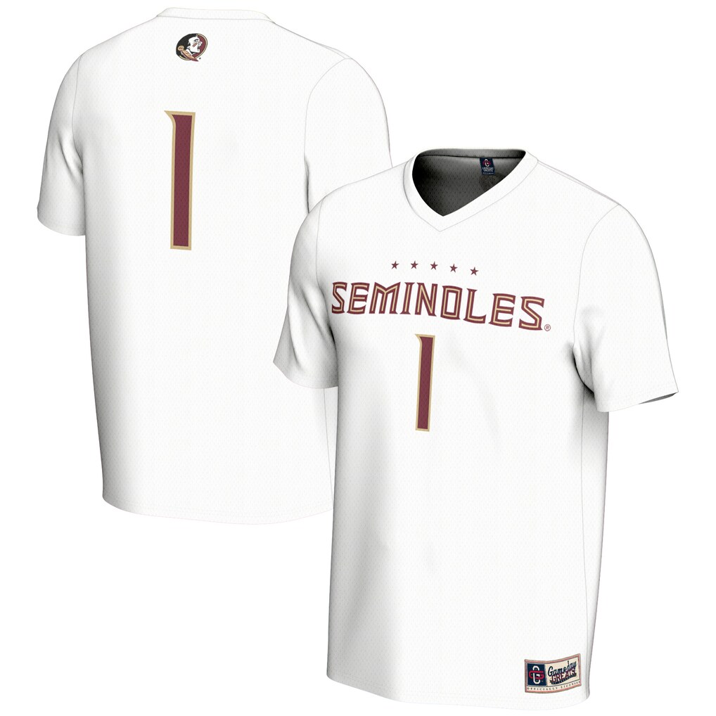 Youth GameDay Greats White Florida State Seminoles 2025 NCAA Women's Soccer National Champions Lightweight Commemorative Fashion Jersey - ujerseystore
