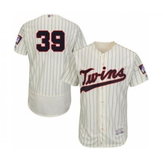 Men's Minnesota Twins #39 Trevor Hildenberger Authentic Cream Alternate Flex Base Authentic Collection Baseball Player Jersey - Ujersey