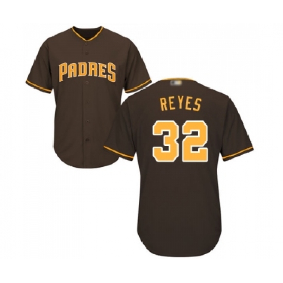 Youth San Diego Padres #32 Franmil Reyes Replica Brown Alternate Cool Base Baseball Jersey - Ujersey