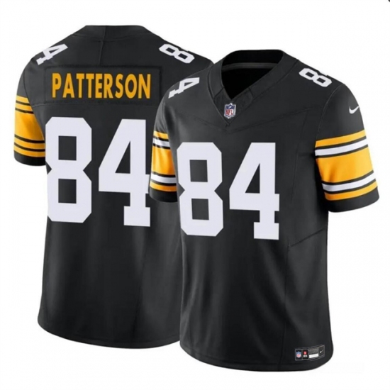 Men's Pittsburgh Steelers #84 Cordarrelle Patterson Black 2024 F.U.S.E. Alternate Vapor Untouchable Limited Football Stitched Jersey - Ujersey