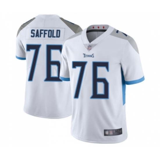 Men's Tennessee Titans #76 Rodger Saffold White Vapor Untouchable Limited Player Football Jersey - Ujersey