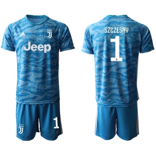 Juventus #1 Szczesny Light Blue Soccer Club Jersey