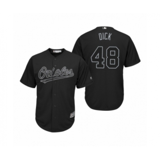 Youth Baltimore Orioles #48 Richard Bleier Dick Black 2019 Players Weekend Replica Jersey - Ujersey