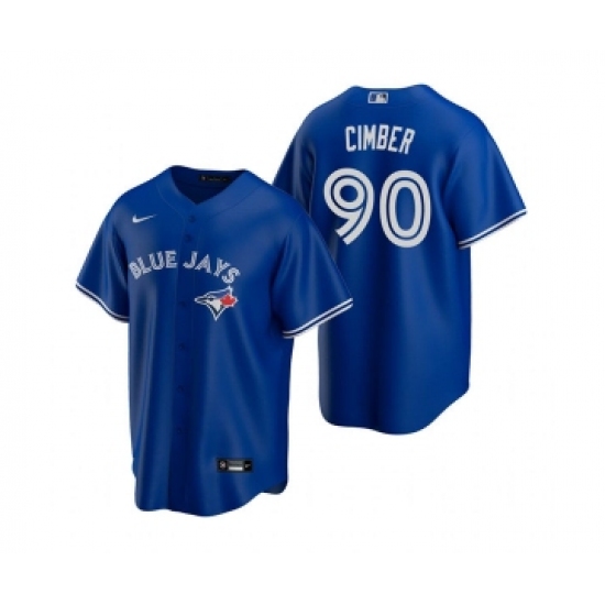 Mens Toronto Blue Jays #90 Adam Cimber Nike Royal Alternate Cool Base Jersey - Ujersey
