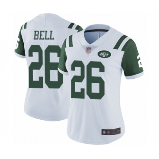 Women's New York Jets #26 Le Veon Bell White Vapor Untouchable Limited Player Football Jersey - Ujersey