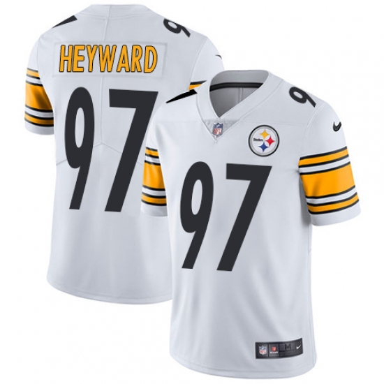 Youth Nike Pittsburgh Steelers #97 Cameron Heyward White Vapor Untouchable Limited Player NFL Jersey - Ujersey