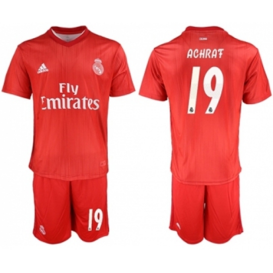 Real Madrid #19 Achraf Third Soccer Club Jersey