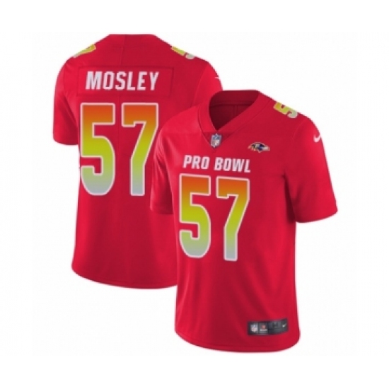 Youth Nike Baltimore Ravens #57 C.J. Mosley Limited Red AFC 2019 Pro Bowl NFL Jersey - Ujersey