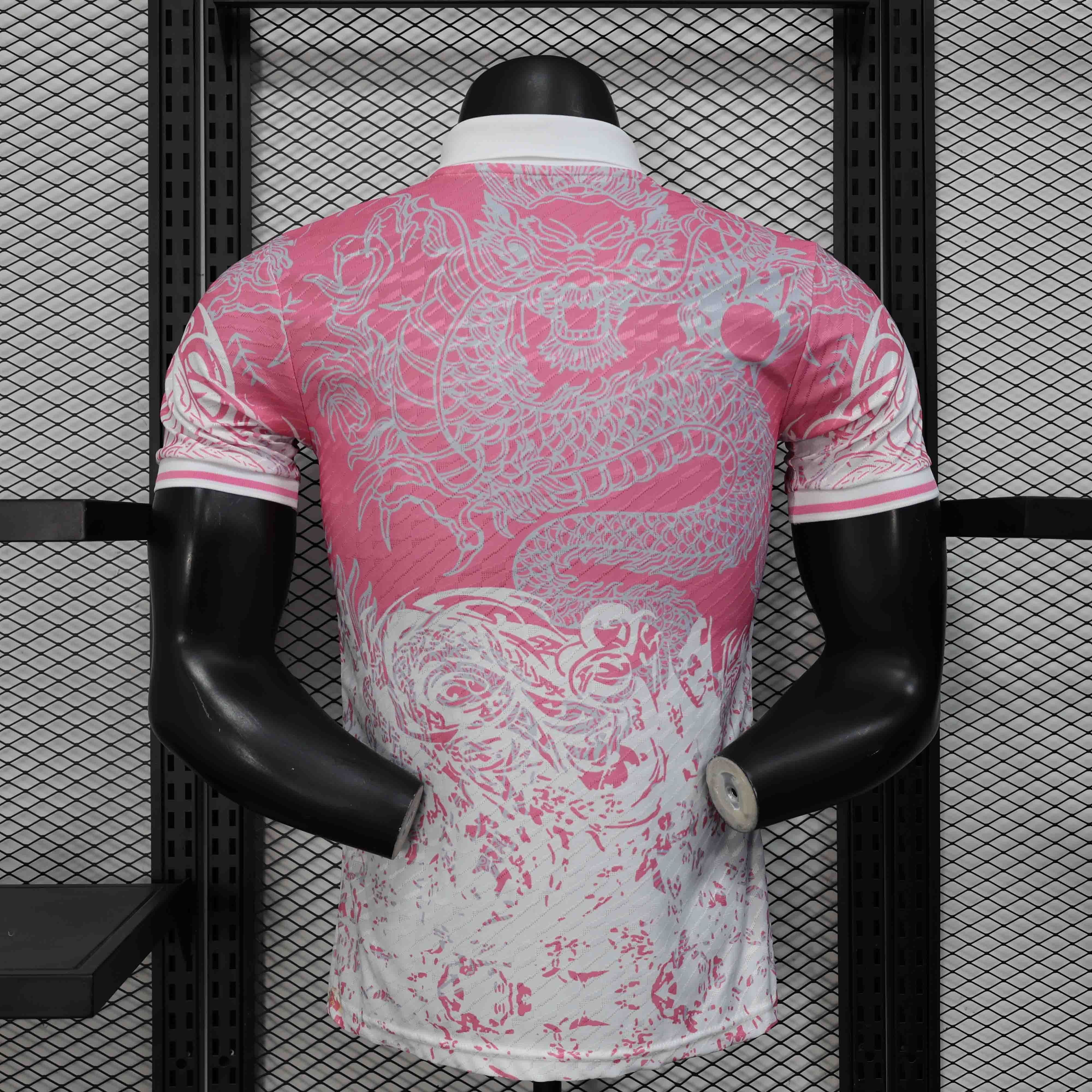 Real Madrid Soccer Jersey Dragon Pink Special Edition Shirt 2025/26