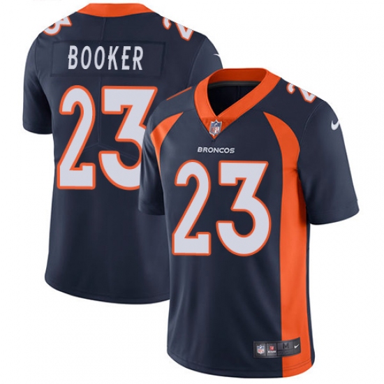 Youth Nike Denver Broncos #23 Devontae Booker Elite Navy Blue Alternate NFL Jersey - Ujersey