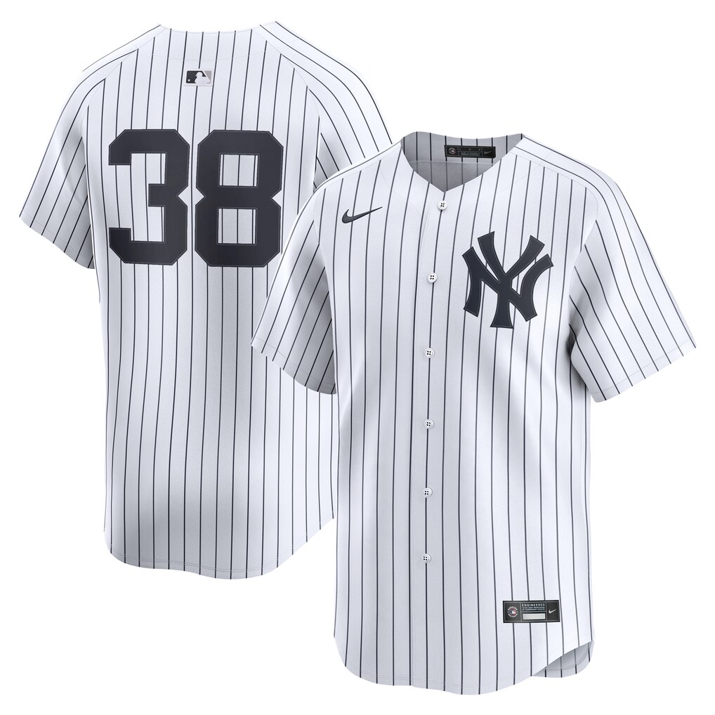 Men's New York Yankees Devin Williams Nike White Home Limited Player Jersey - SUjersey01