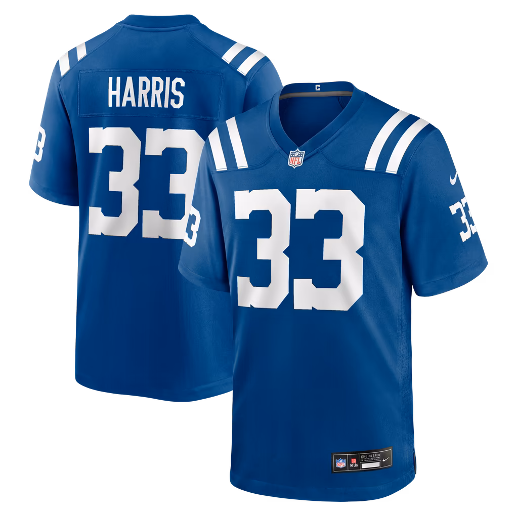 Men's Indianapolis Colts Kenneth Harris Nike Royal Team Game Jersey - Ujersey