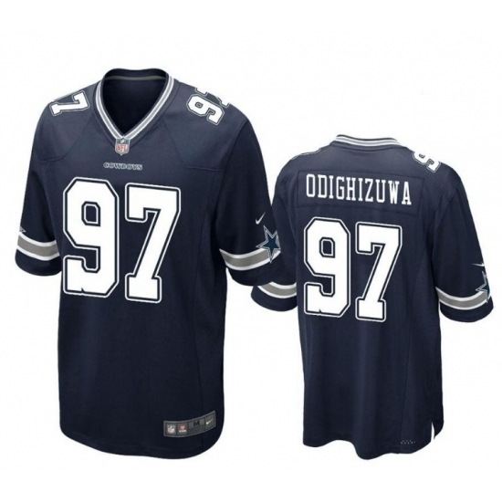 Men's Dallas Cowboys #97 Osa Odighizuwa Blue Limited Stitched Football Jersey - Ujersey
