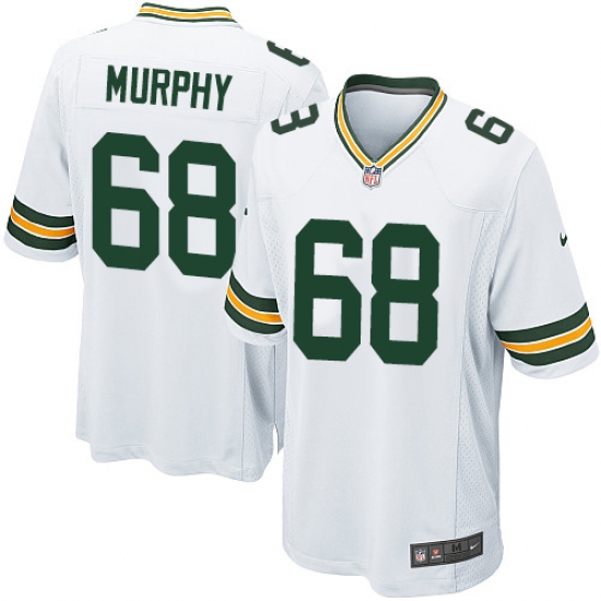 Men's Nike Green Bay Packers #68 Kyle Murphy Game White NFL Jersey - Ujersey
