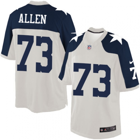 Men's Nike Dallas Cowboys #73 Larry Allen Limited White Throwback Alternate NFL Jersey - Ujersey