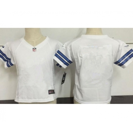 Nike Dallas Cowboys Blank White Toddlers Jersey - Ujersey