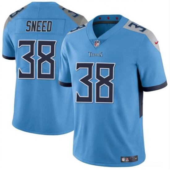 Men's Tennessee Titans #38 L'Jarius Sneed Blue Vapor Limited Football Stitched Jersey - Ujersey