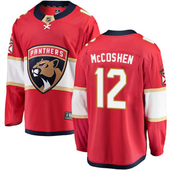 Men's Florida Panthers #12 Ian McCoshen Fanatics Branded Red Home Breakaway NHL Jersey