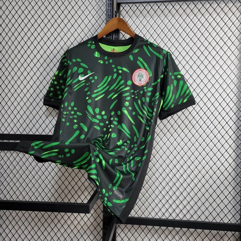 Nigeria Soccer Jersey Away Custom Shirt 2024 - ujerseystore