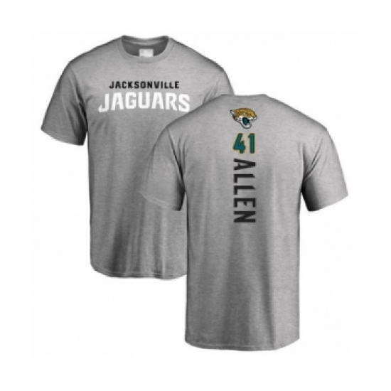 Football Jacksonville Jaguars #41 Josh Allen Ash Backer T-Shirt - Ujersey