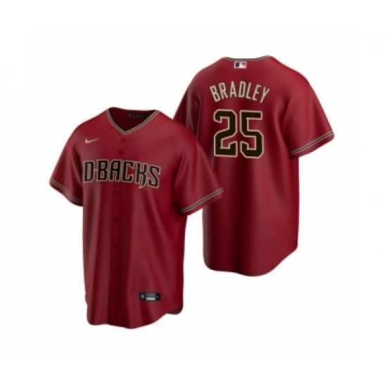 Men's Arizona Diamondbacks #25 Archie Bradley Nike Red Replica Alternate Jersey - Ujersey