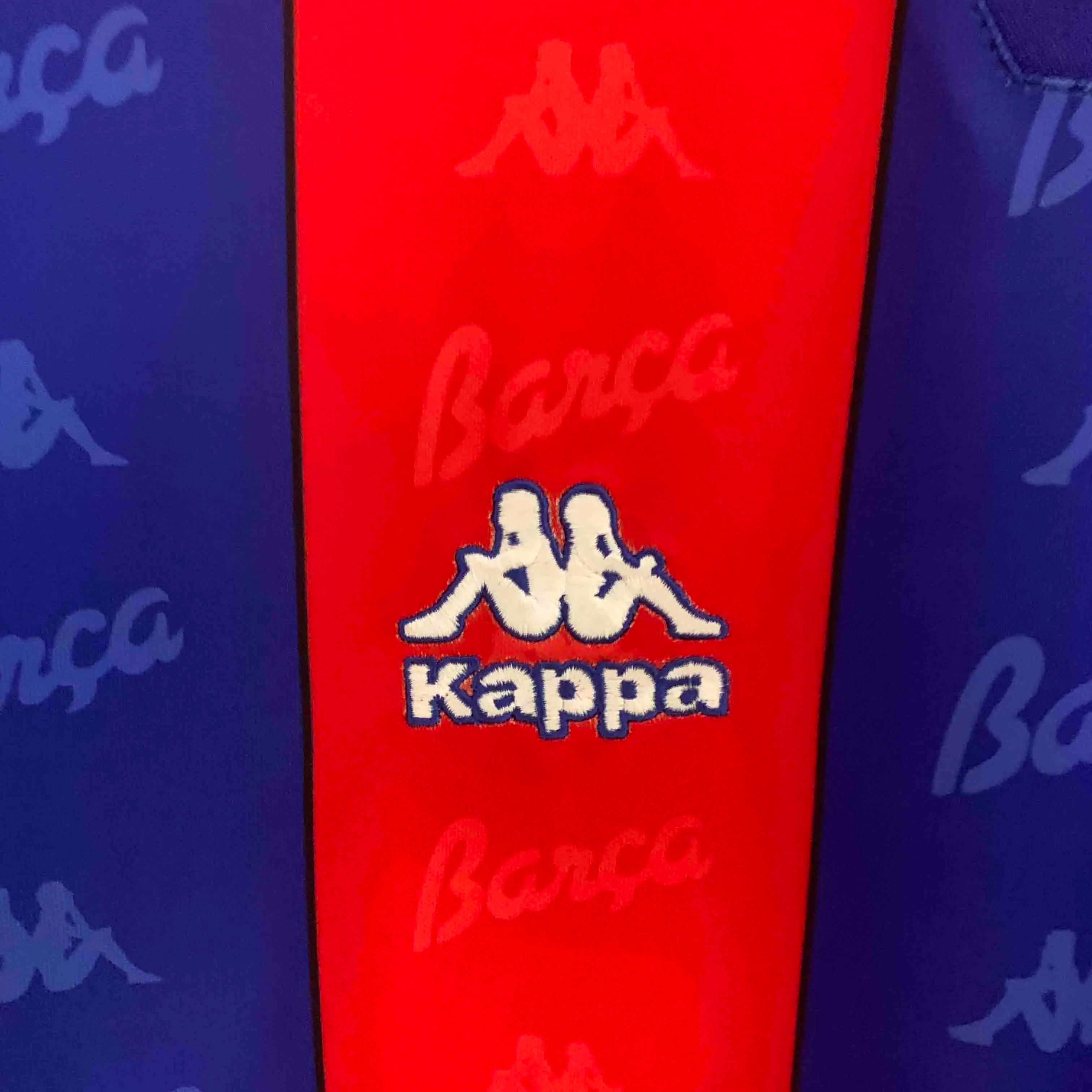 Barcelona Retro Jersey Home Long Sleeve Soccer Shirt 1996-97