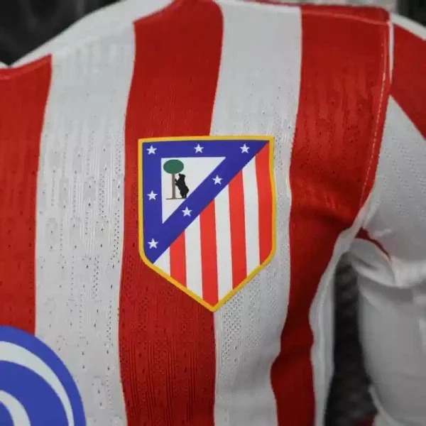 Soccer Jersey Atletico Madrid Home Long Sleeve Shirt 2025/26