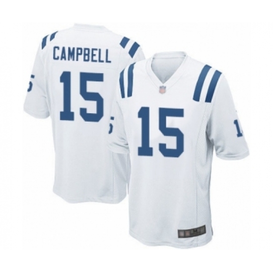 Men's Indianapolis Colts #15 Parris Campbell Game White Football Jersey - Ujersey