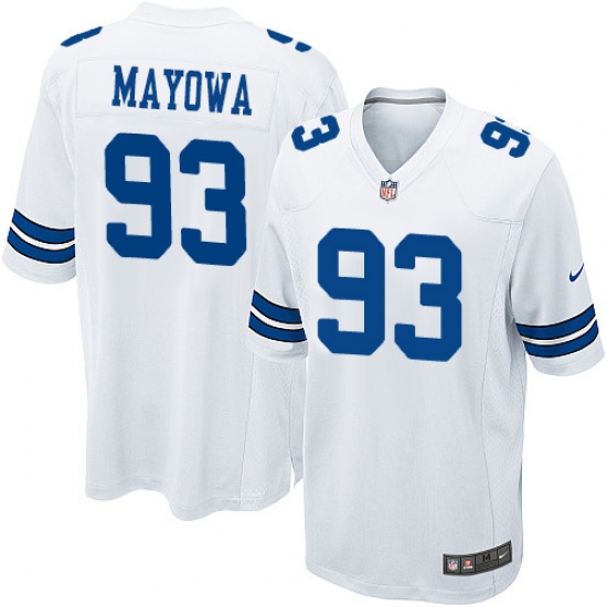 Men's Nike Dallas Cowboys #93 Benson Mayowa Game White NFL Jersey - Ujersey