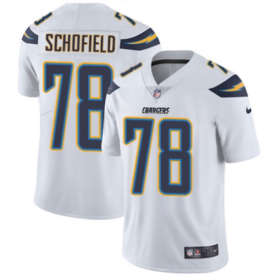 Youth Nike Los Angeles Chargers #78 Michael Schofield White Vapor Untouchable Limited Player NFL Jersey - Ujersey