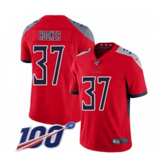 Youth Tennessee Titans #37 Amani Hooker Limited Red Inverted Legend 100th Season Football Jersey - Ujersey