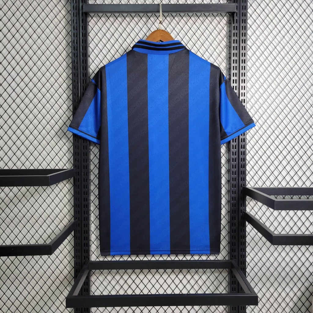 Inter Milan Jersey Custom Home Soccer Jersey 1995/96 - ujerseystore