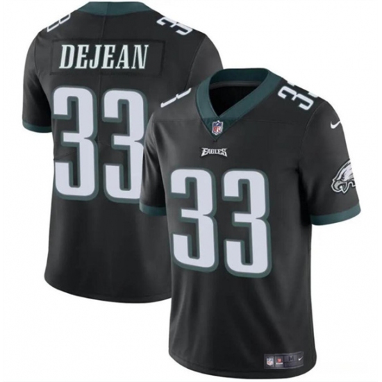 Men's Philadelphia Eagles #33 Cooper DeJean Black 2024 Draft Vapor Untouchable Limited Football Stitched Jersey - Ujersey