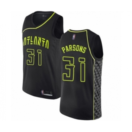 Women's Atlanta Hawks #31 Chandler Parsons Swingman Black Basketball Jersey - City Edition