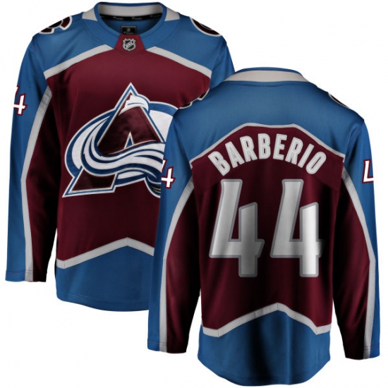 Men's Colorado Avalanche #44 Mark Barberio Fanatics Branded Maroon Home Breakaway NHL Jersey - Ujersey