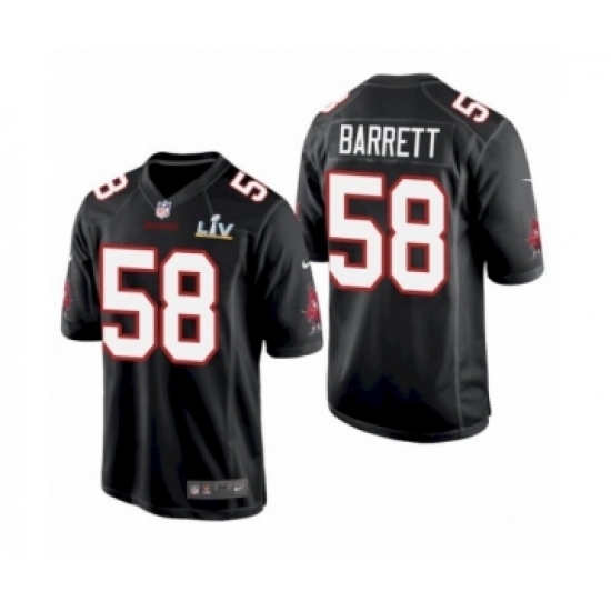 Youth Tampa Bay Buccaneers #58 Shaquil Barrett Black Fashion Super Bowl LV Jersey - Ujersey