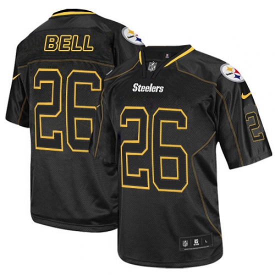 Men's Nike Pittsburgh Steelers #26 Le'Veon Bell Elite Lights Out Black NFL Jersey - Ujersey