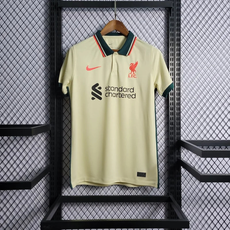 Liverpool Retro Football Jersey Away Custom Shirt 2021/22 - Ujersey Shop