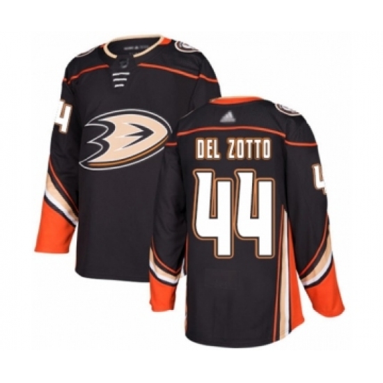 Youth Anaheim Ducks #44 Michael Del Zotto Authentic Black Home Hockey Jersey - Ujersey
