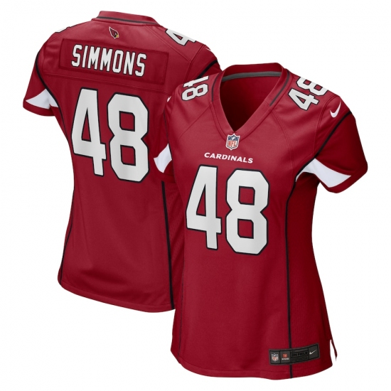 Women's Arizona Cardinals #48 Isaiah Simmons Nike Cardinal Game Jersey - Ujersey