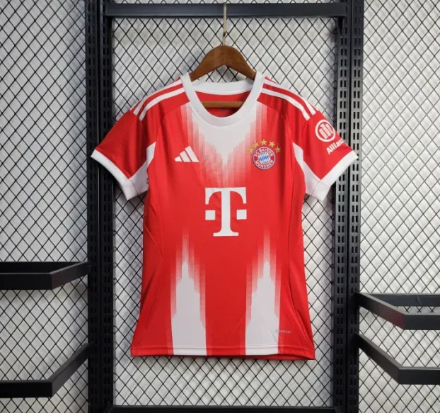 Bayern Munich Soccer Jersey Home Women's Shirt 2025/26 - Ujersey NHL