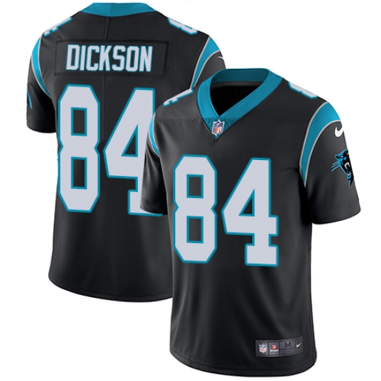 Youth Nike Carolina Panthers #84 Ed Dickson Black Team Color Vapor Untouchable Limited Player NFL Jersey - Ujersey