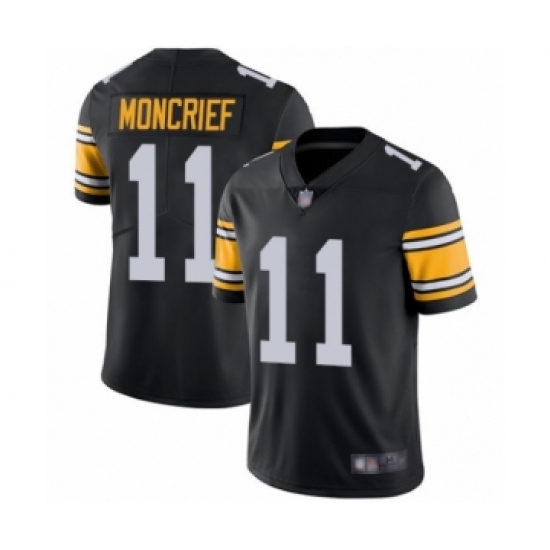 Men's Pittsburgh Steelers #11 Donte Moncrief Black Alternate Vapor Untouchable Limited Player Football Jersey - Ujersey
