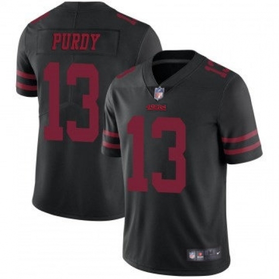 Men's San Francisco 49ers #13 Brock Purdy New Black 2023 F U S E Stitched Football Jersey - Ujersey