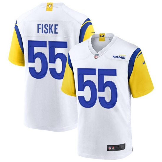 Men's Los Angeles Rams #55 Braden fiske White vapor untouchable limited Jersey - Ujersey
