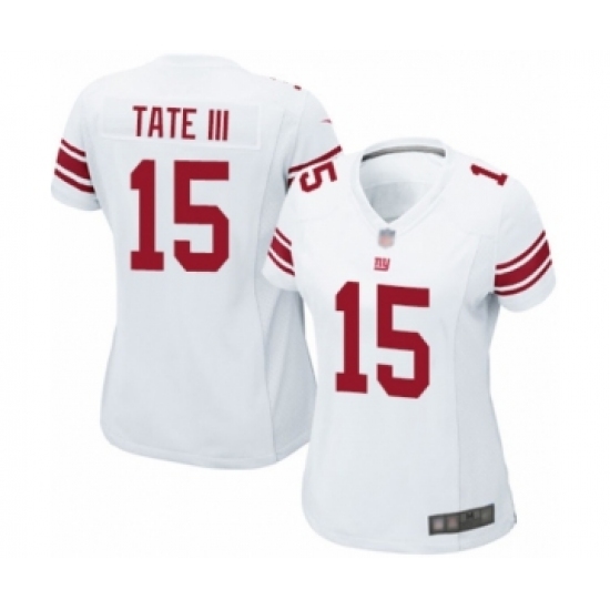 Women's New York Giants #15 Golden Tate III Game White Football Jersey - Ujersey