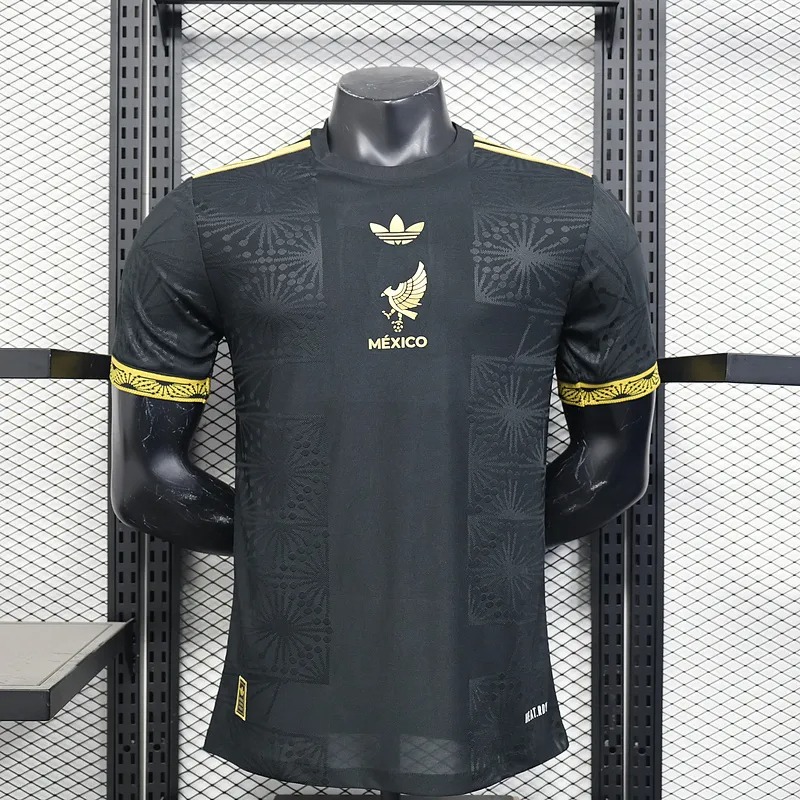 S. GIMENEZ #11 Mexico Gold Cup Black Special Soccer Jersey 2025